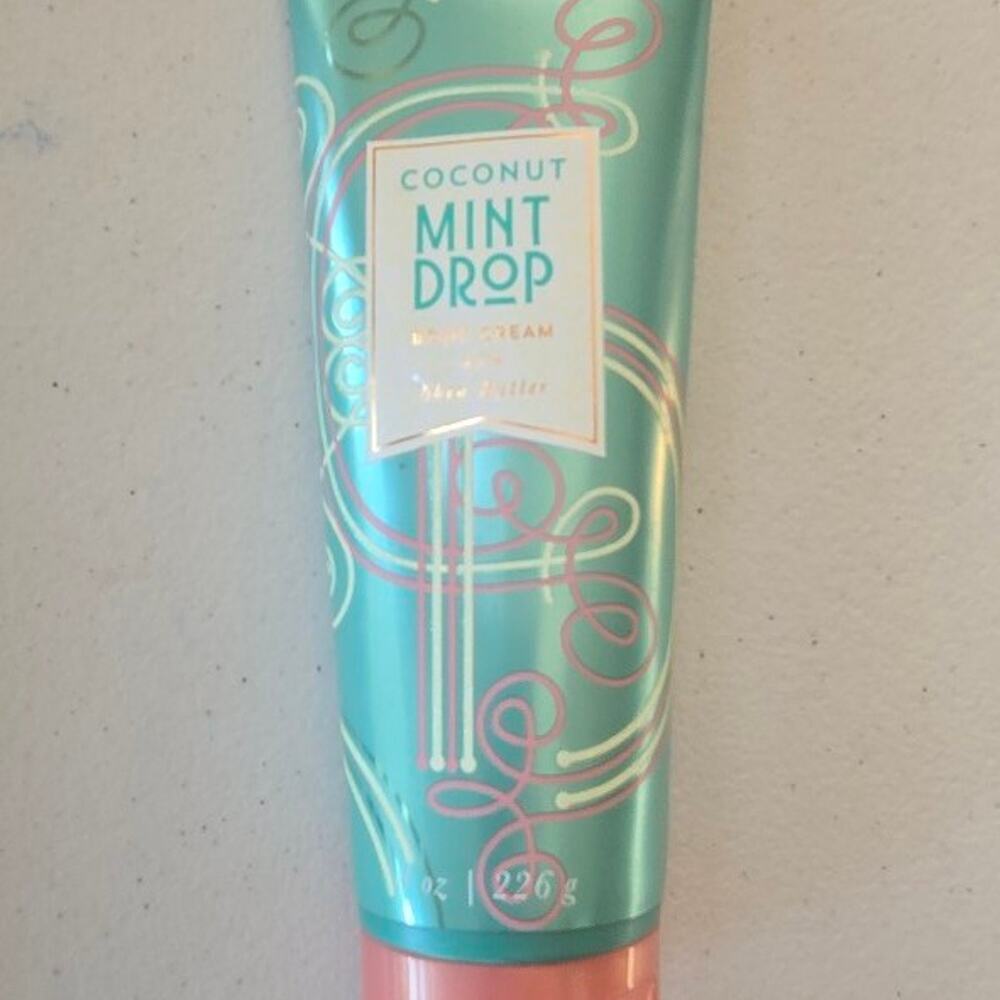 Bath & Body Works Coconut Mint Drop Body Cream with Shea Butter